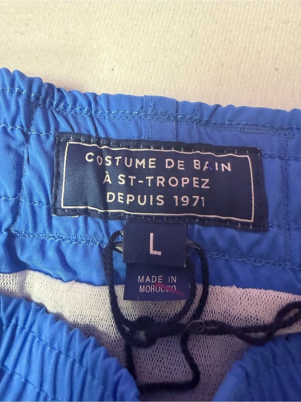 Vilebrequin Boys Swim Trunks Size L Blue NWT $195